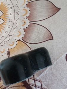 Heart Shaped charcoal natural soap