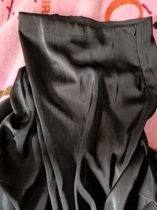 Satin Midi Skirt