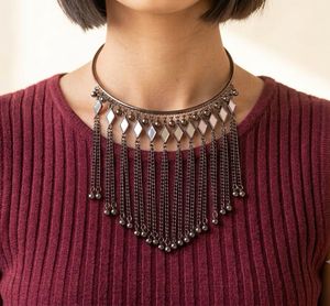 Choker Necklace with Tassel