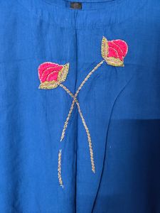 Blue Short Kurti