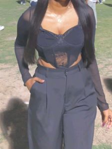 Sweetheart lace corset top