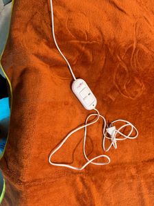 Heated Single Brown Blanket or Bed Warmer