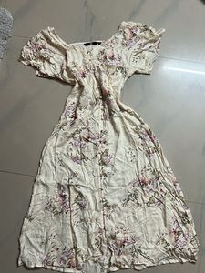 Floral Print Midi Dress