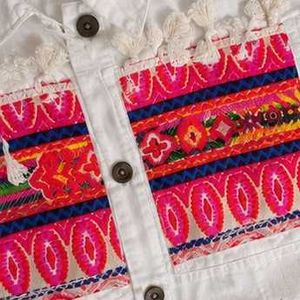White Embroidery jacket