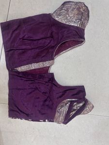Beautiful Embellished Lavender Saree