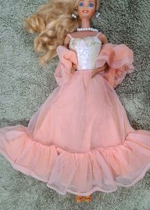 Vintage peaches  and cream Barbie Princess Ballgow