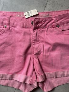 Aerie Pink Denim Shorts