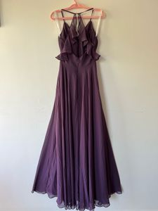 new megara modern purple dress👗