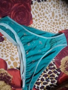 Teal Floral Panties