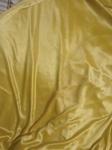 5m Gold Satin Fabric Piece