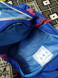 Original Skybags Cricket Themed Blue Backpack