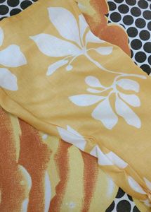 Yellow Floral Print Tunic Top