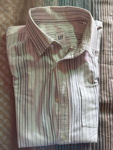 GAP Striped Button-Down Shirt