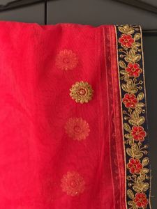 Embroidered Blue Lehenga Skirt