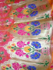 Vibrant Brocade Ethnic Skirt
