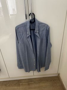 Men Semi Formal Sky Blue Shirt