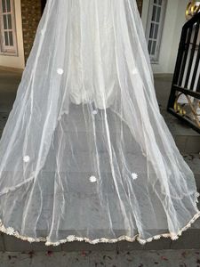 Elegant White Wedding Gown