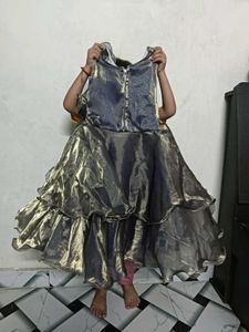 Sparkling Layered ethnic gown