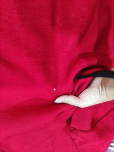 Red Button-Down Jacket