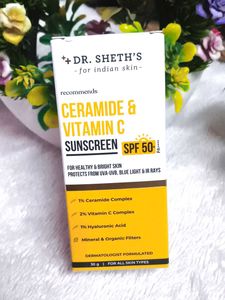 Dr. Sheth's Ceramide &amp; Vitamin C Oil-Free Sunscree