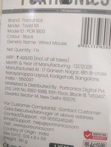 Portronics Toad 101 Wired Mouse