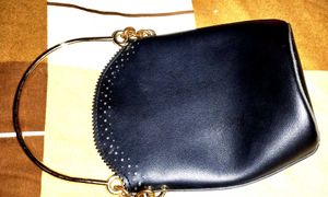 Chic Black Clutch with Gold Chain Handle