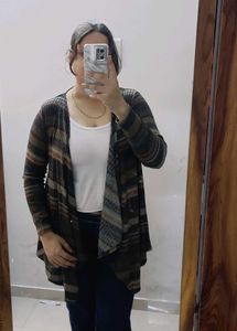 Striped Knit Cardigan