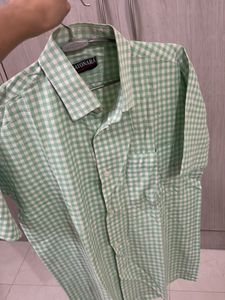Checked Green Shirt