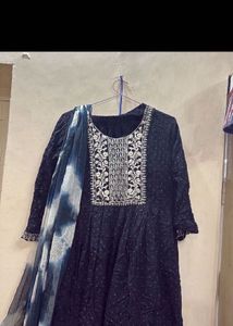Elegant Black Kurta Set with Dupatta