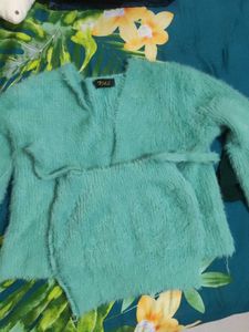 Soft Mint Green Knit Set