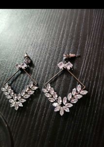 Elegant Square Leaf Earrings