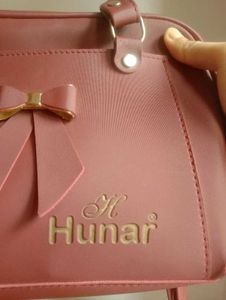 Chic Burgundy Handbag with Bow Accent