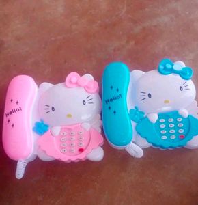 Pack of 2 Hello Kitty Toy Phones
