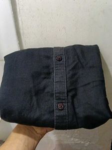 Louis Philippe Men's Black Shirt