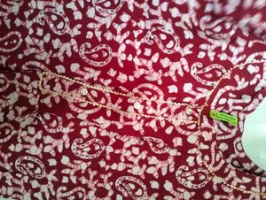 Reddish Maroon Straight Kurti