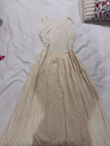 white maxi frock dress