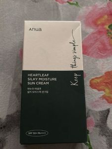 Anua Heartleaf Silky Moisture Sun Cream SPF 50+