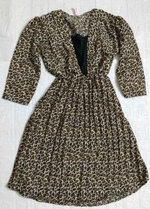 Tranding glamorous dress| tiger print women toppe