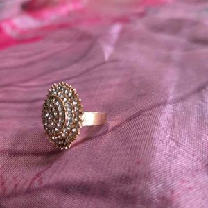 Sparkling Sunburst Ring