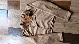 brown short blazer