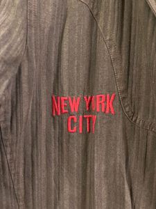 Brown Hippie Blazer with New York City Patch