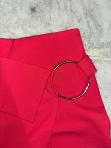 forever 21 Hot Pink Skort with Ring Detail