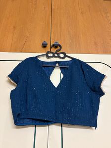 indya luxe Elegant Navy Blue dress
