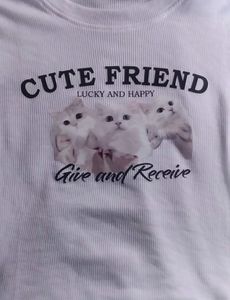 Cute Kitten Friends Crop Top