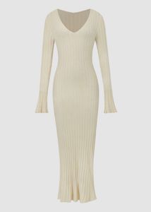 chic Long Sleeve Maxi Dress