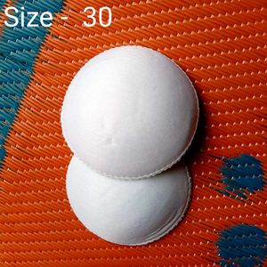 White Bra Pads - Size 30
