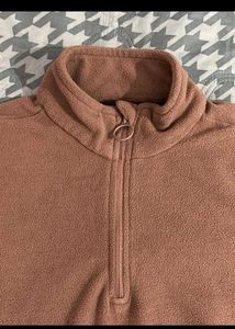 Cozy Fleece Quarter Zip Sweatshirt