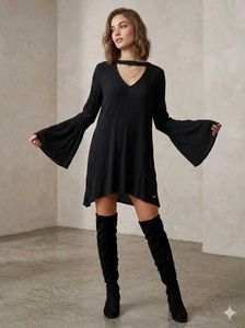 Mossimo Supply Co. flowy bell sleeves mini dress