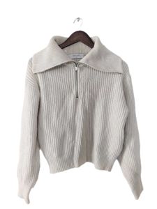 Cozy Ribbed Knit Half-Zip Sweater