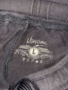 Maniac Navy blue Jogger With Strips On Both Sides